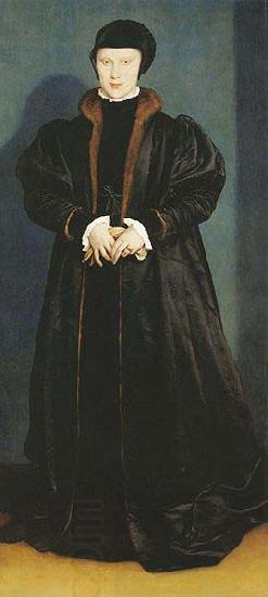 Hans holbein the younger Portrait of Christina of Denmark, Duchess of Milan, China oil painting art
